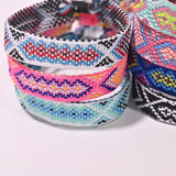 10PCS Couples Friendship Tassel Bracelet Bohemia Lucky Adjustable Cotton Rope