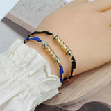 Zircon Bead Tube Bracelet For Women Man Punk Party Jewelry Gift