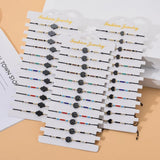 12pcs Boho Hematite Hand Cross Heart Charms Bracelet Set