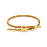 Women Girls Stainless Steel Rope Bracelets Lucky Couple Bracelets