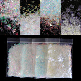 6Bag/Set Mermaid Nail Glitter Flakes Sequins Charms DIY Nails Decoration
