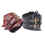 Rock Retro Cowhide Men's Bracelet Two-Layer Leather Braided Rope Gift