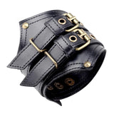 Rock Retro Cowhide Men's Bracelet Two-Layer Leather Braided Rope Gift