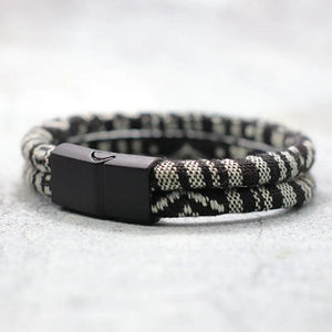 Ethnic Fabric Rope Magnetic Bracelet Boho Double-Layer Wrap Bracelet For Men