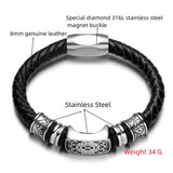 Punk Style Magnetic Clasp Stainless Steel Men's Bracelet