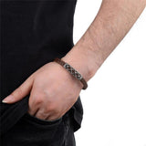 Punk Style Magnetic Clasp Stainless Steel Men's Bracelet