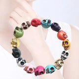 Skull Bracelets Adjustable Elastic Jewelry for Girls