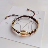 KKBEAD Braided Bracelets for Women Bijoux Beads Shell Bracelet Jewelry