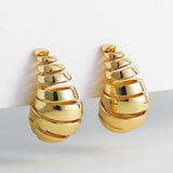 Chunky Water Drop Earrings for Women