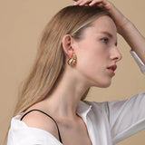 Chunky Water Drop Earrings for Women