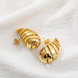 Chunky Water Drop Earrings for Women