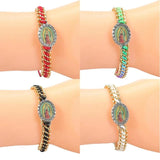 Virgin Mary Our Lady Of Guadalupe Hand-Woven Bracelet