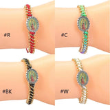Virgin Mary Our Lady Of Guadalupe Hand-Woven Bracelet