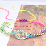 Virgin Mary Our Lady Of Guadalupe Hand-Woven Bracelet