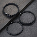 Men Bracelet Set Red Cord Chain Wish Fabric Gift For Him