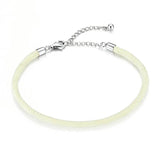 925 Sterling Silver Braided Bracelet Four Colors DIY Jewelry