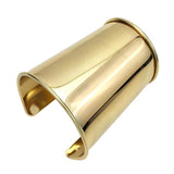 Punk Metal Cuff Bracelets for Women Statement Opened Alloy Bangle