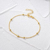 S925 Silver Zircon Adjustable Bangle Bracelet 18K Plated