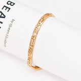 18K Zircon Square Bracelet Men Women Jewelry