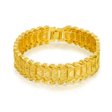 Gold-plated European Coin Men's Bracelet Chain