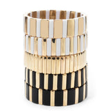 Acrylic Beaded Elastic Bangle for Women