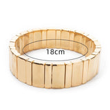 Acrylic Beaded Elastic Bangle for Women