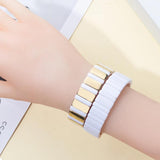 Acrylic Beaded Elastic Bangle for Women