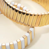 Acrylic Beaded Elastic Bangle for Women