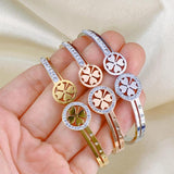 Lucky Grass Stainless Steel Bracelet