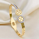 Lucky Grass Stainless Steel Bracelet