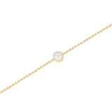 Sparkling Zircon Bracelet Stainless Steel 18k Plated
