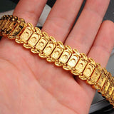 Men's 18K Real Plated Chain Bracelet Bangle