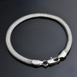 316L Stainless Steel Chain Bracelets Silver Jewelry