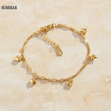 Women's Peach Heart Love Bracelet Fine Jewelry