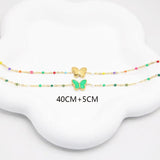 Women's Butterfly Bracelet, Stainless Steel Links, Handcrafted
