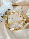 GHIDBK Freshwater Pearl Wrap Bracelet for Women Wedding