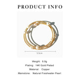 GHIDBK Freshwater Pearl Wrap Bracelet for Women Wedding