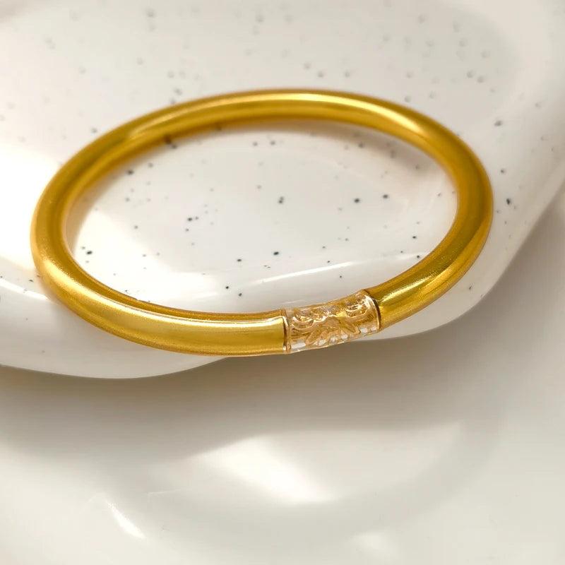 Plastic Tube Silicone Soft Bracelet Wedding