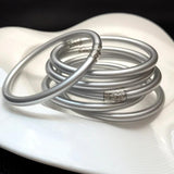 Plastic Tube Silicone Soft Bracelet Wedding