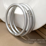 Plastic Tube Silicone Soft Bracelet Wedding