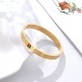 Titanium Steel Bangles for Woman Classic Jewelry