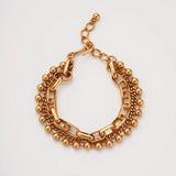 Copper Stainless Steel Bracelets For Women Plated Y2K Chain Bracelet