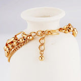 Copper Stainless Steel Bracelets For Women Plated Y2K Chain Bracelet