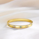 Zircon Stainless Steel Bracelet for Men and Women