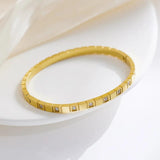 Zircon Stainless Steel Bracelet for Men and Women