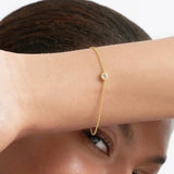 Silver 925 Sterling Diamond Bracelet for Women