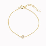 Silver 925 Sterling Diamond Bracelet for Women