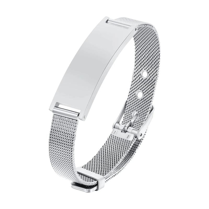 Personalized ID Bracelet Stainless Steel