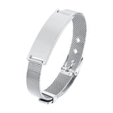 Personalized ID Bracelet Stainless Steel