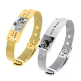 Personalized ID Bracelet Stainless Steel